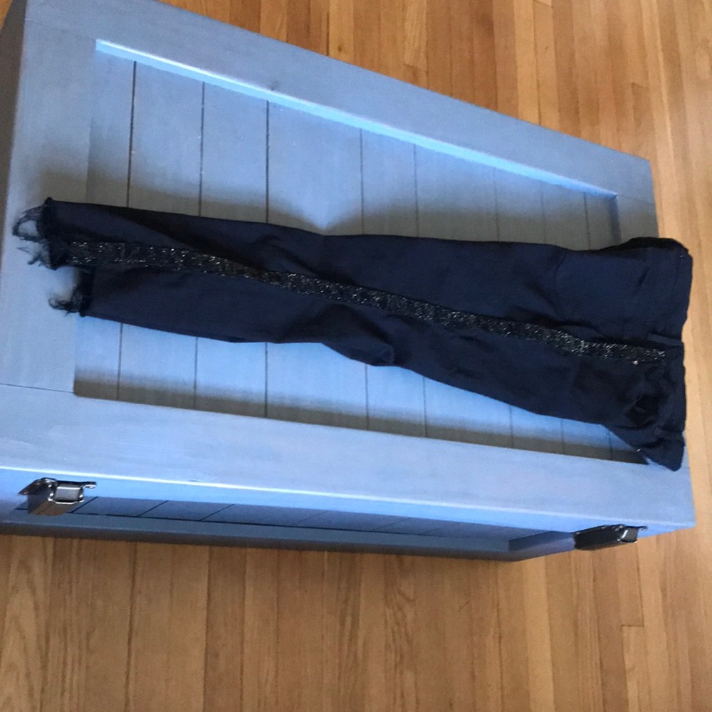 Frame Jeans- blk with tuxedo stripe